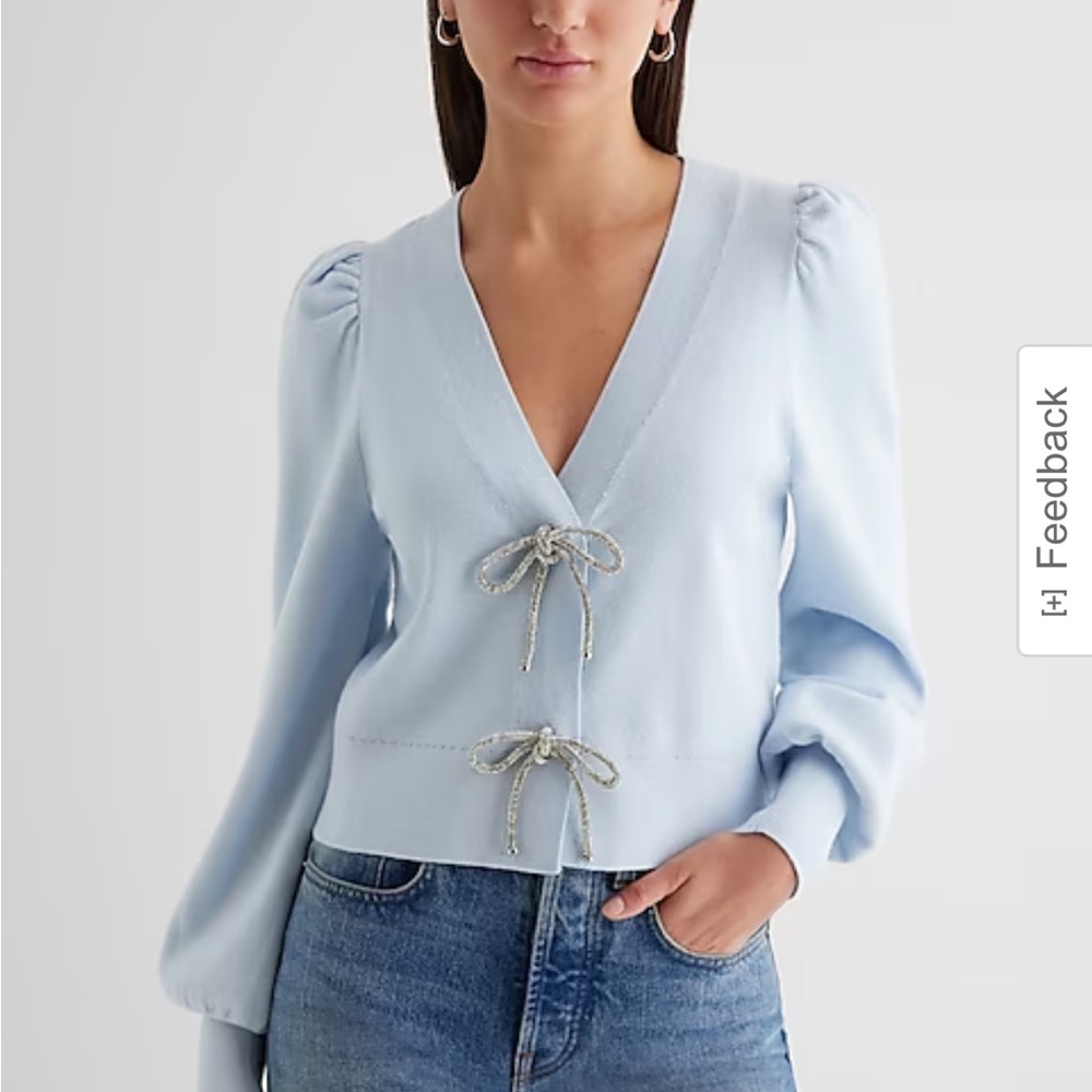 Express bow sweater